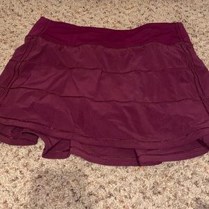 maroon pace revival skirt